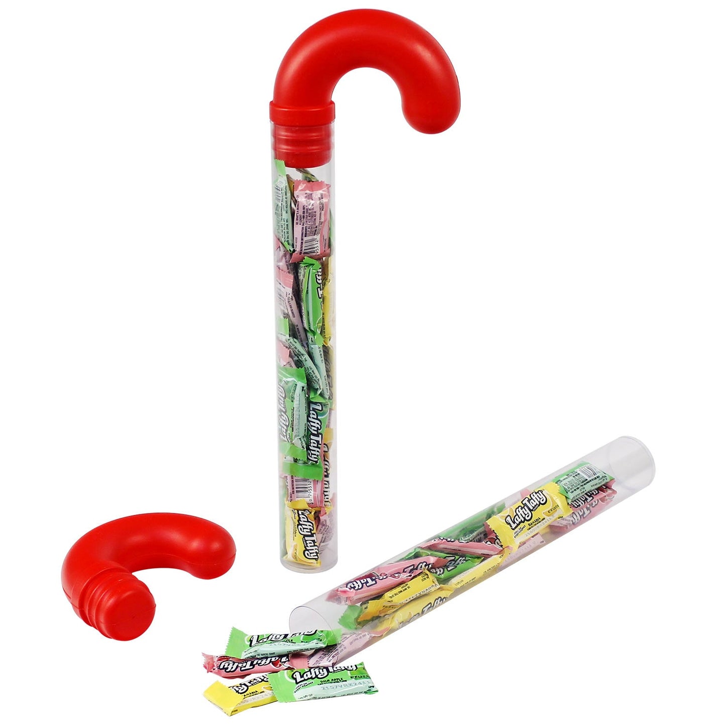 Filled Christmas Candy Cane - Laffy Taffy 17"