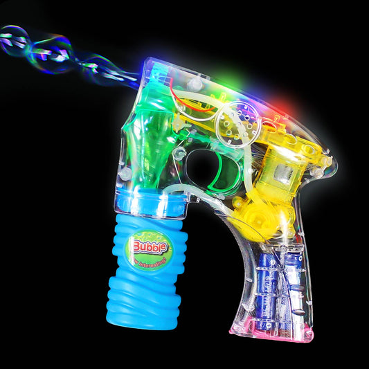 Light Up Bubble Gun 5.5"