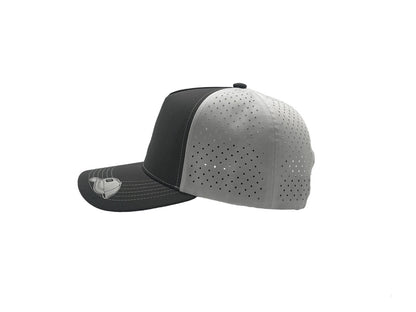 Laser Performance Perforated 5 Panel Cap - Adjustable Curved Bill