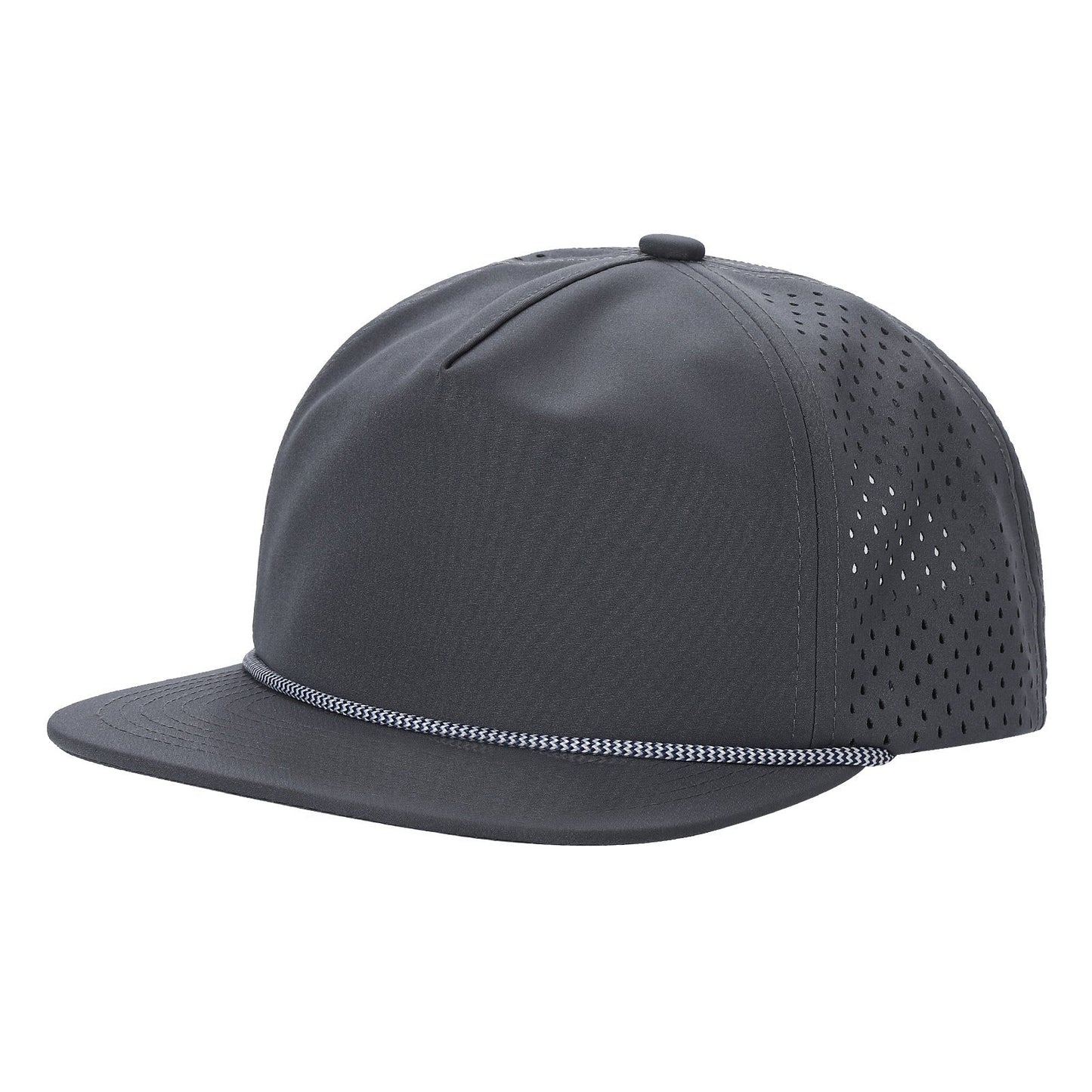 Rope Laser Performance Perforated 5-Panel Cap-Noeltiesmart.com