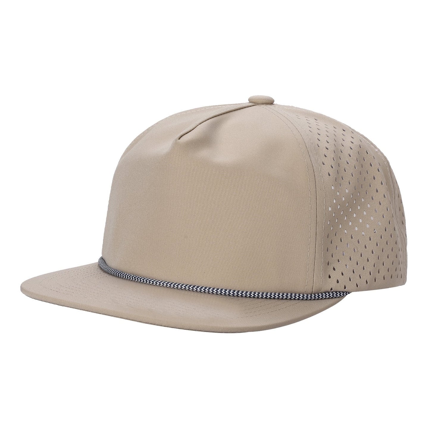 Rope Laser Performance Perforated 5-Panel Cap-Noeltiesmart.com