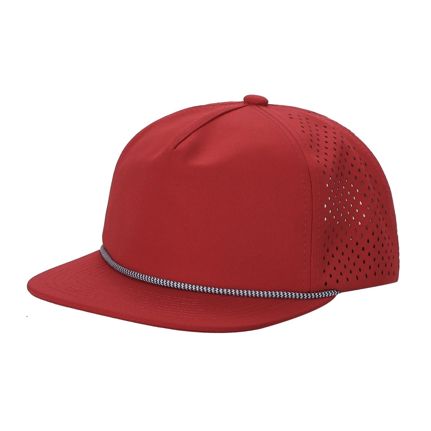 Rope Laser Performance Perforated 5-Panel Cap-Noeltiesmart.com