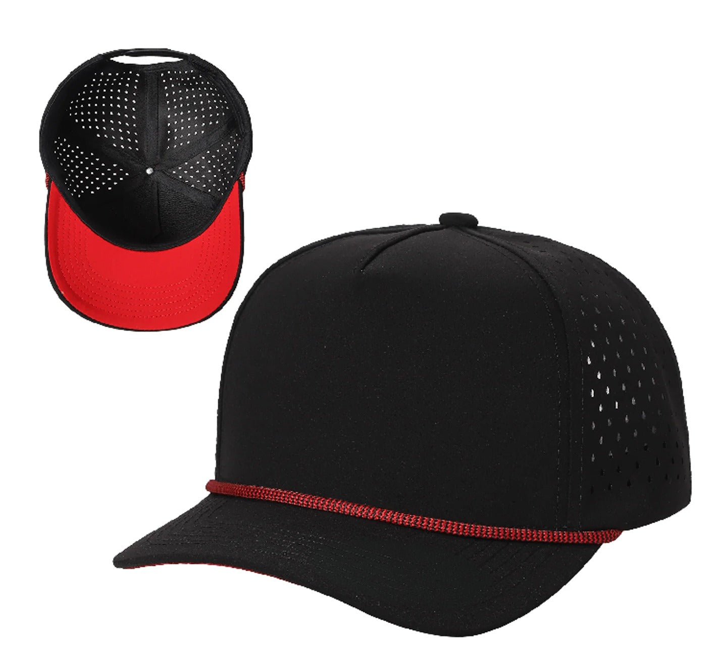 5 Panel Hydro Cap Waterproof Rope Snapback – Adjustable & Stylish-Noveltiesmart.com