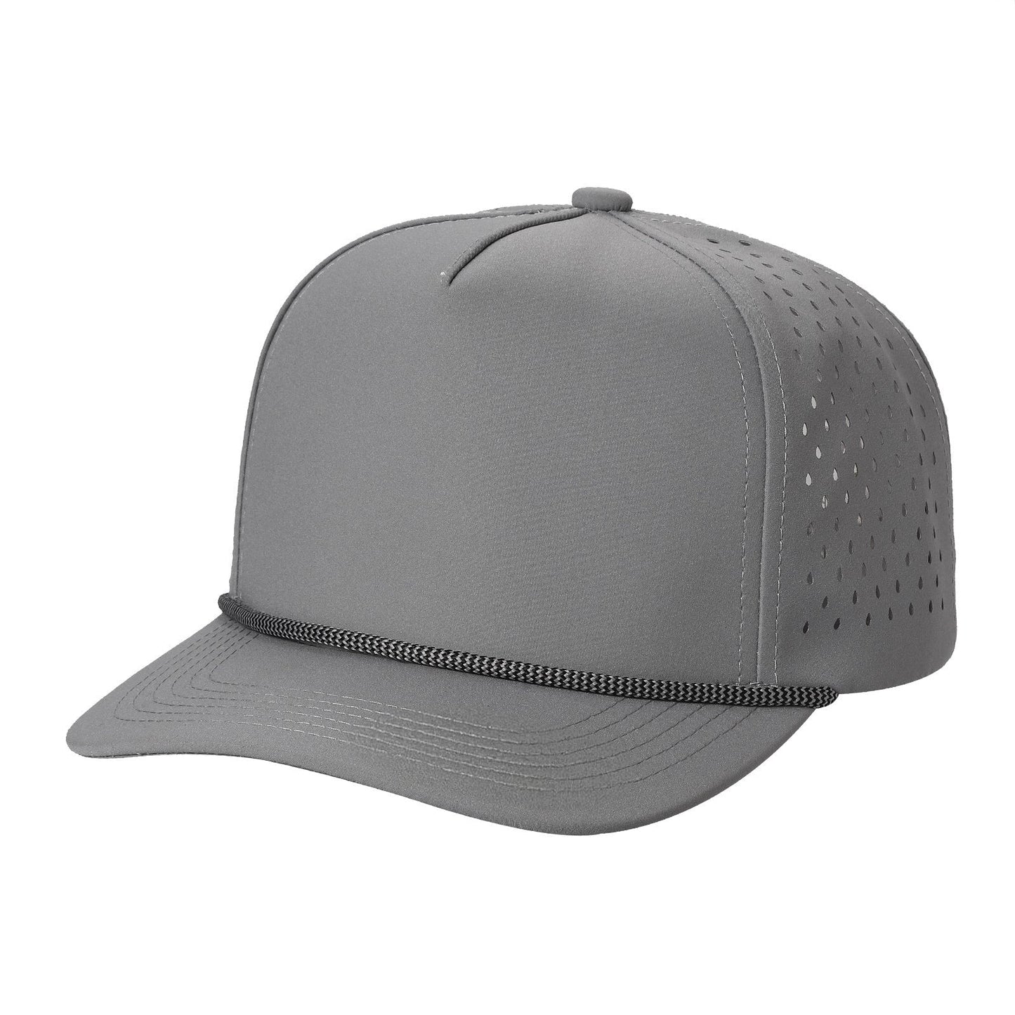 5 Panel Hydro Cap Waterproof Rope Snapback – Adjustable & Stylish-Noveltiesmart.com