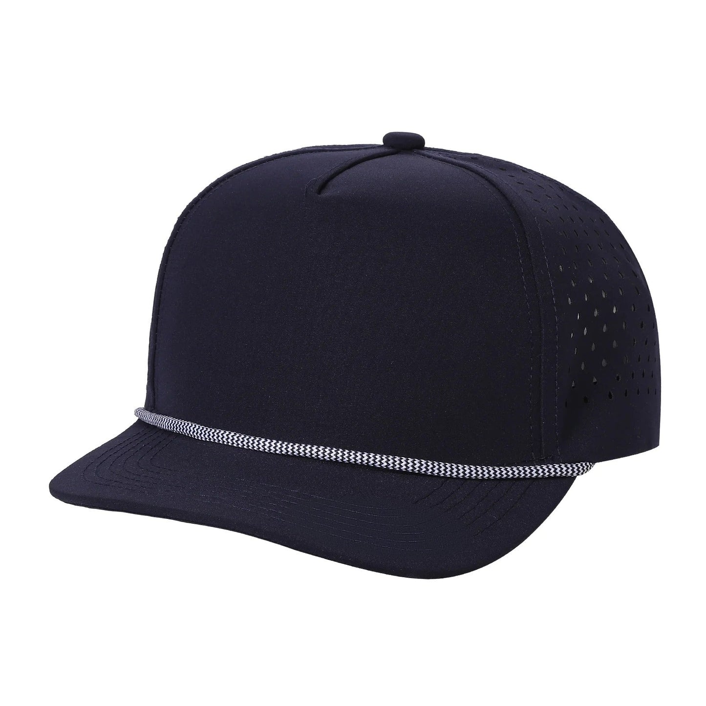 5 Panel Hydro Cap Waterproof Rope Snapback – Adjustable & Stylish-Noveltiesmart.com