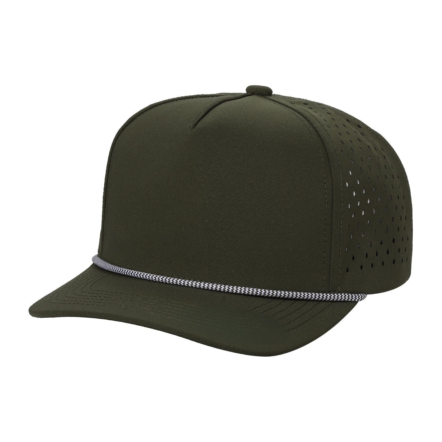 5 Panel Hydro Cap Waterproof Rope Snapback – Adjustable & Stylish-Noveltiesmart.com