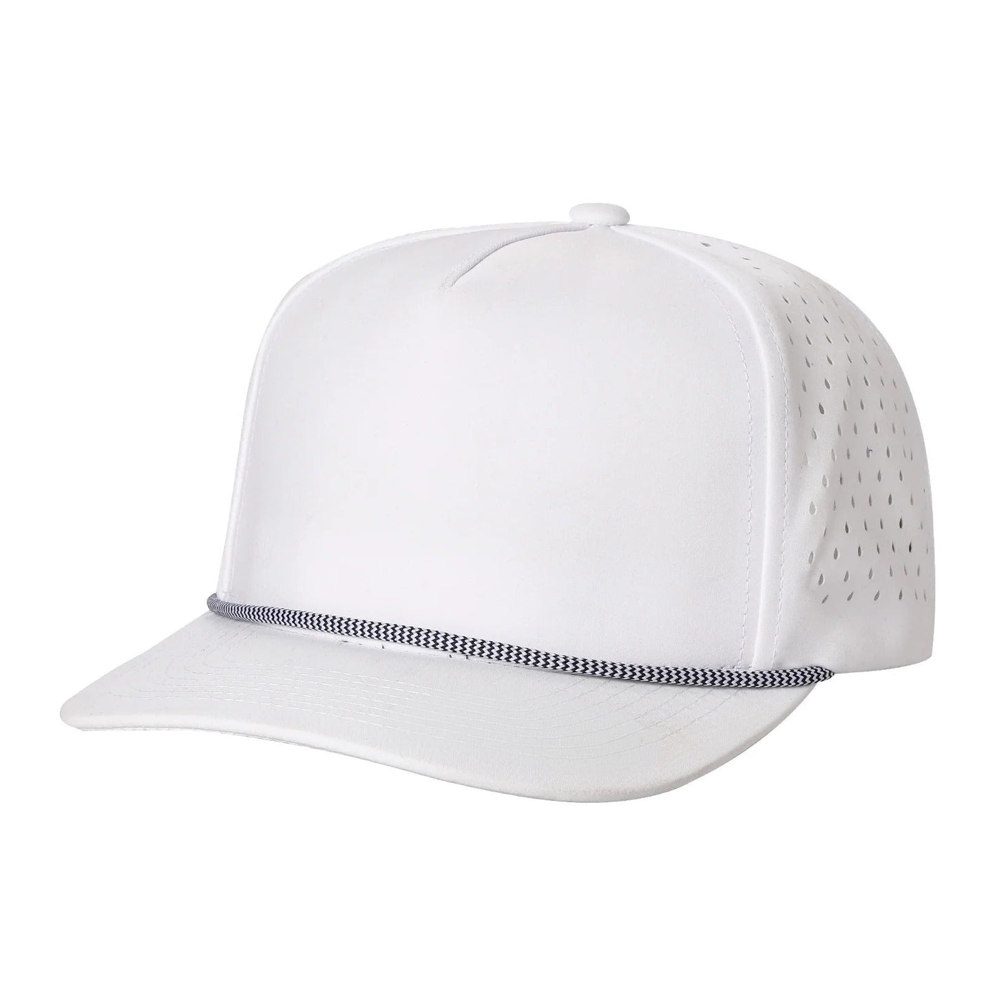 5 Panel Hydro Cap Waterproof Rope Snapback – Adjustable & Stylish-Noveltiesmart.com