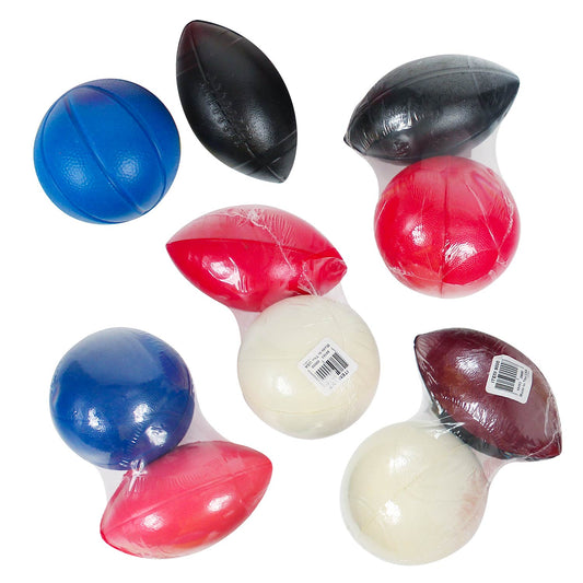 Mini Foam Sports Ball Assorted (2 PACK)