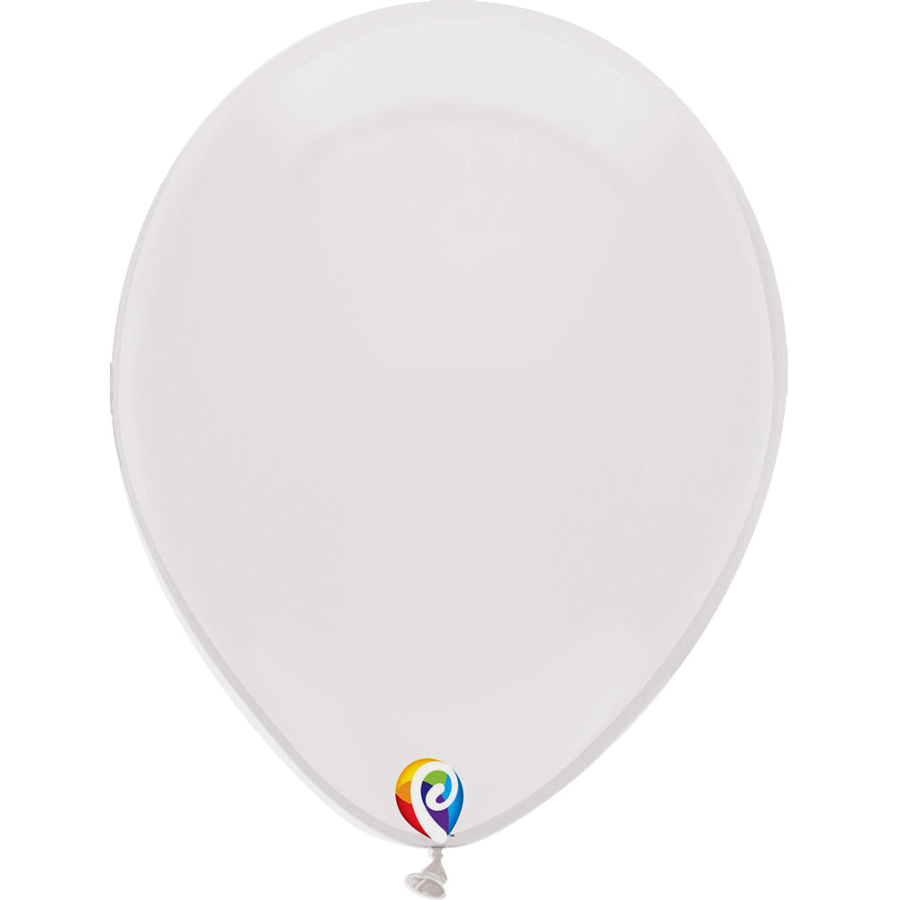 Funsational White Latex Party Balloons 12" (50 PACK)