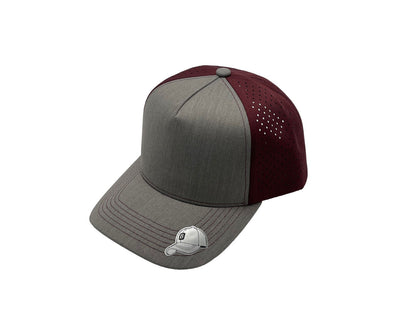 Laser Performance Perforated 5 Panel Cap - Adjustable Curved Bill