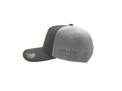 Laser Performance Perforated 5 Panel Cap - Adjustable Curved Bill