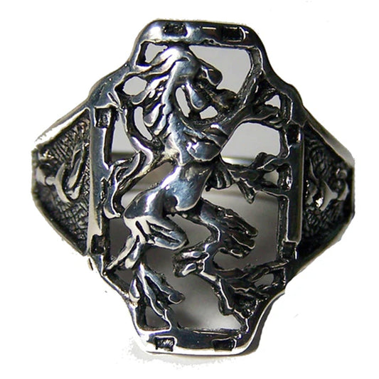 Griffin Horse Dragon Silver Biker Ring - Wholesale