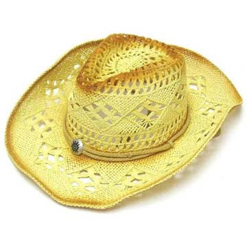 CAMEL TWO TONE WOVEN COWBOY HAT (Sold by the piece)