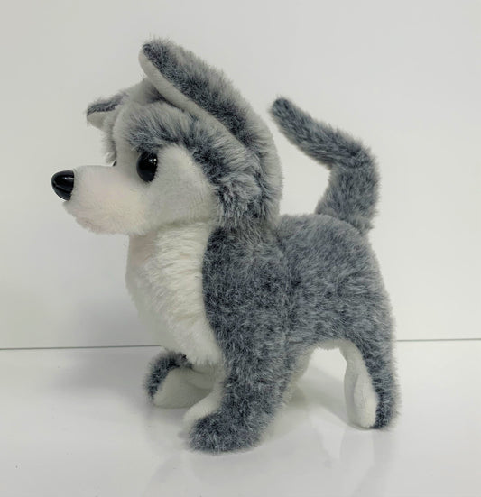 Walking Barking Cute Fluffy Toy Husky Dog (sold by the piece or dozen) - NoveltiesMart.com Wholesale