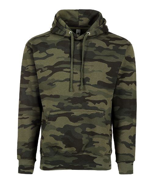 "SmartBlanks Adult Premium Camo Hoodie - Stylish Heavyweight Fleece Pullover"