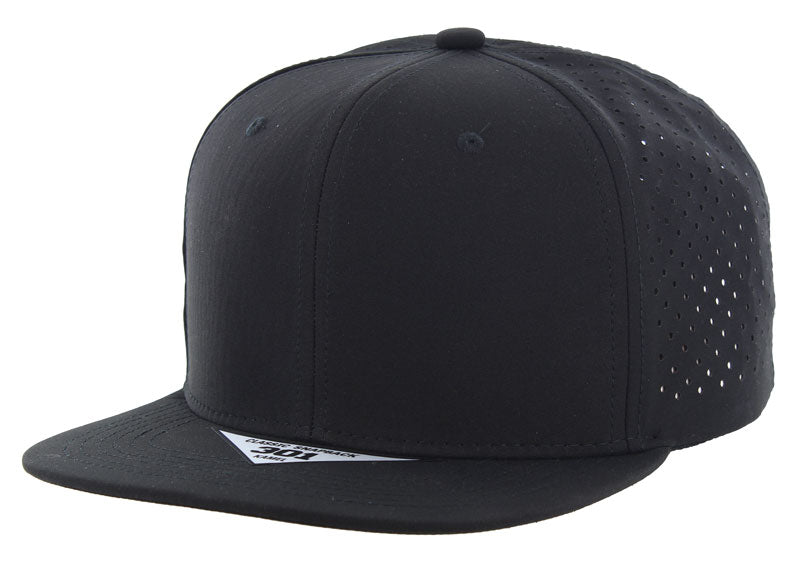 K301DP Kamel 6-Panel Flat Bill Hydro Snapback Cap-Noveltiesmart.com