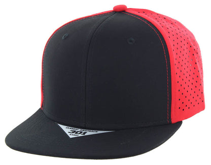 K301DP Kamel 6-Panel Flat Bill Hydro Snapback Cap-Noveltiesmart.com