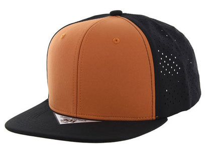 K301DP Kamel 6-Panel Flat Bill Hydro Snapback Cap-Noveltiesmart.com