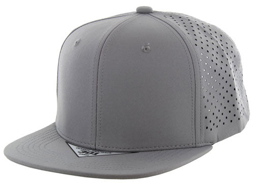 K301DP Kamel 6-Panel Flat Bill Hydro Snapback Cap-Noveltiesmart.com