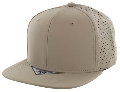 K301DP Kamel 6-Panel Flat Bill Hydro Snapback Cap-Noveltiesmart.com