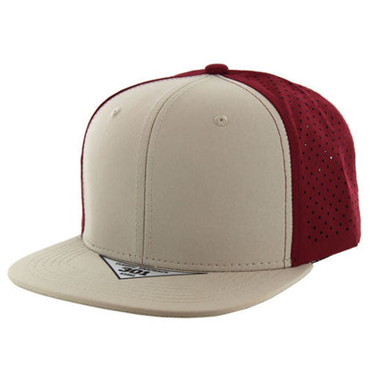 K301DP Kamel 6-Panel Flat Bill Hydro Snapback Cap-Noveltiesmart.com