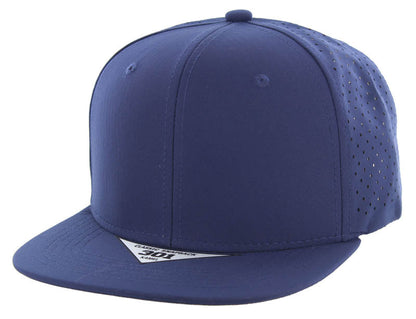 K301DP Kamel 6-Panel Flat Bill Hydro Snapback Cap-Noveltiesmart.com