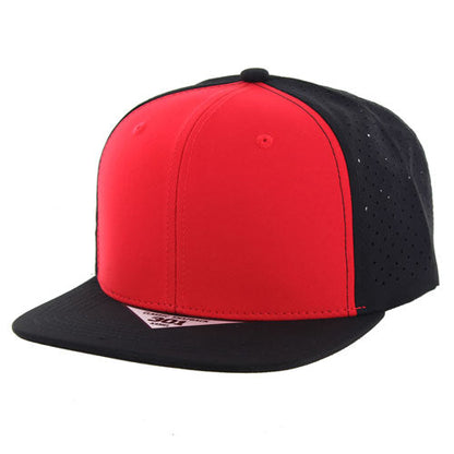 K301DP Kamel 6-Panel Flat Bill Hydro Snapback Cap-Noveltiesmart.com