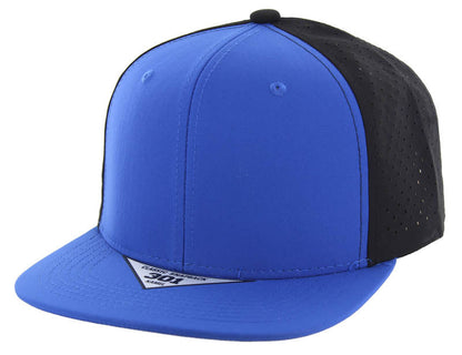 K301DP Kamel 6-Panel Flat Bill Hydro Snapback Cap-Noveltiesmart.com