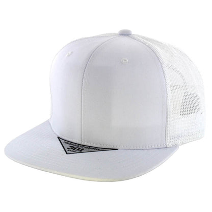 Kamel 301 – 6 Panel Trucker Snapback Cap with Seamless Front Panel