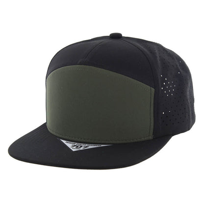 KAMEL 7-Panel Hydro Performance Flat Adjustable Snapback Mesh Trucker Cap