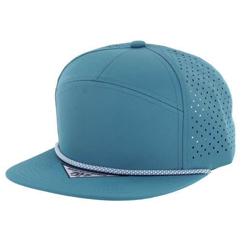 Kamel 7 Panel Mid-Structured Rope Water Resistant 707 Snapback Trucker Cap