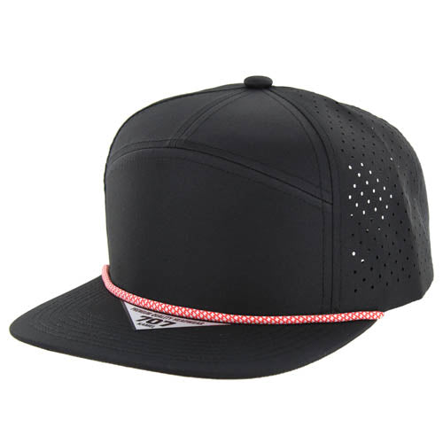 Kamel 7 Panel Mid-Structured Rope Water Resistant 707 Snapback Trucker Cap