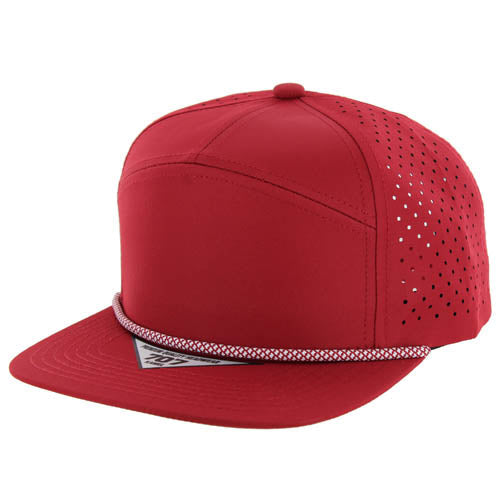 Kamel 7 Panel Mid-Structured Rope Water Resistant 707 Snapback Trucker Cap