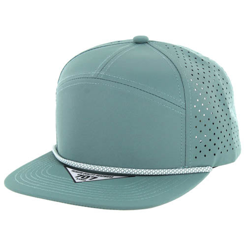 Kamel 7 Panel Mid-Structured Rope Water Resistant 707 Snapback Trucker Cap