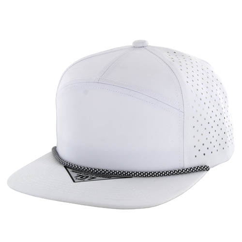 Kamel 7 Panel Mid-Structured Rope Water Resistant 707 Snapback Trucker Cap