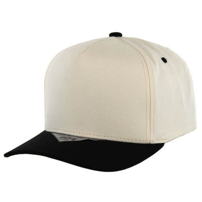 Kamel 804 5 Panel High Crown Slight Curve Trucker Snapback Cap