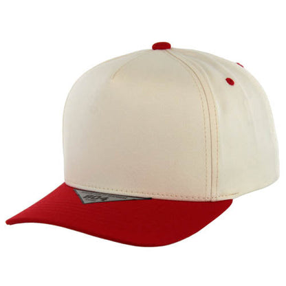 Kamel 804 5 Panel High Crown Slight Curve Trucker Snapback Cap