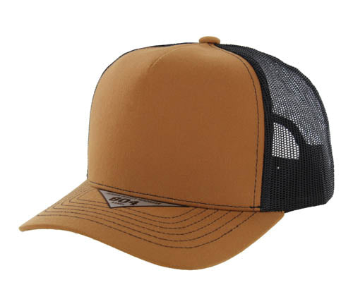 Kamel 804 5 Panel Mesh High Crown Slight Curve Trucker Adjustable Snapback