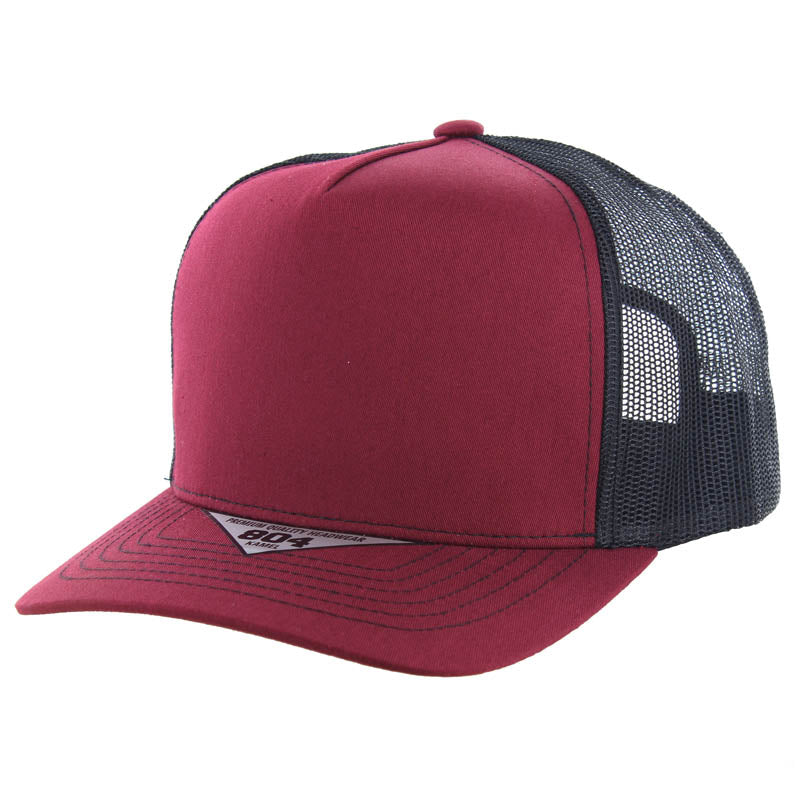 Kamel 804 5 Panel Mesh High Crown Slight Curve Trucker Adjustable Snapback