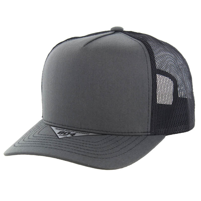 Kamel 804 5 Panel Mesh High Crown Slight Curve Trucker Adjustable Snapback