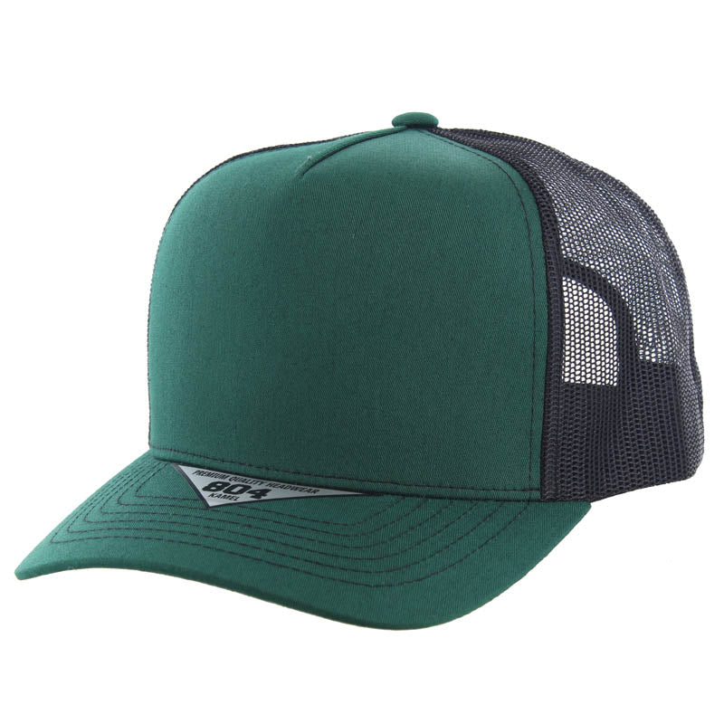 Kamel 804 5 Panel Mesh High Crown Slight Curve Trucker Adjustable Snapback