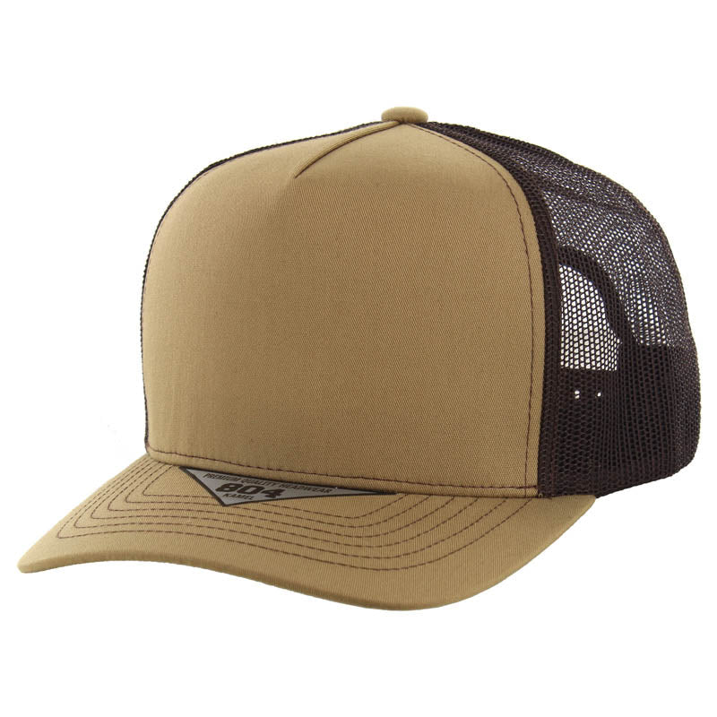 Kamel 804 5 Panel Mesh High Crown Slight Curve Trucker Adjustable Snapback