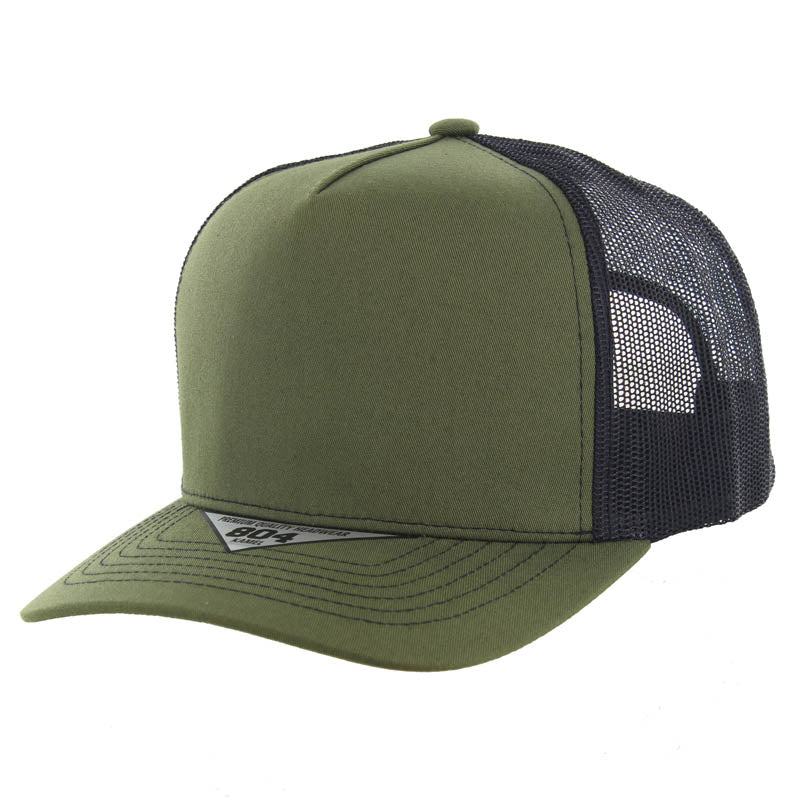 Kamel 804 5 Panel Mesh High Crown Slight Curve Trucker Adjustable Snapback