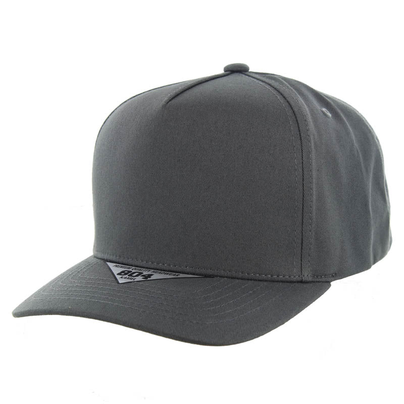 Kamel 804 5 Panel High Crown Slight Curve Trucker Snapback Cap