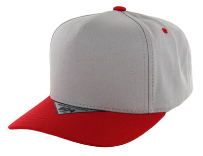 Kamel 804 5 Panel High Crown Slight Curve Trucker Snapback Cap