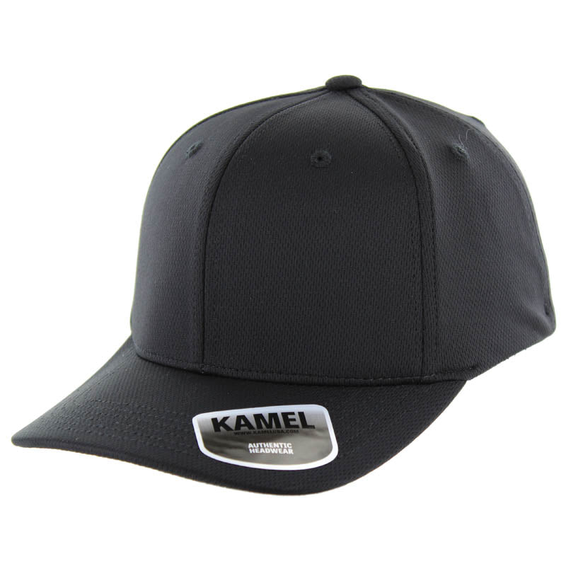 Kamel Premium Flex Poly Knit Cap – Mid Profile, Slight Curve Visor