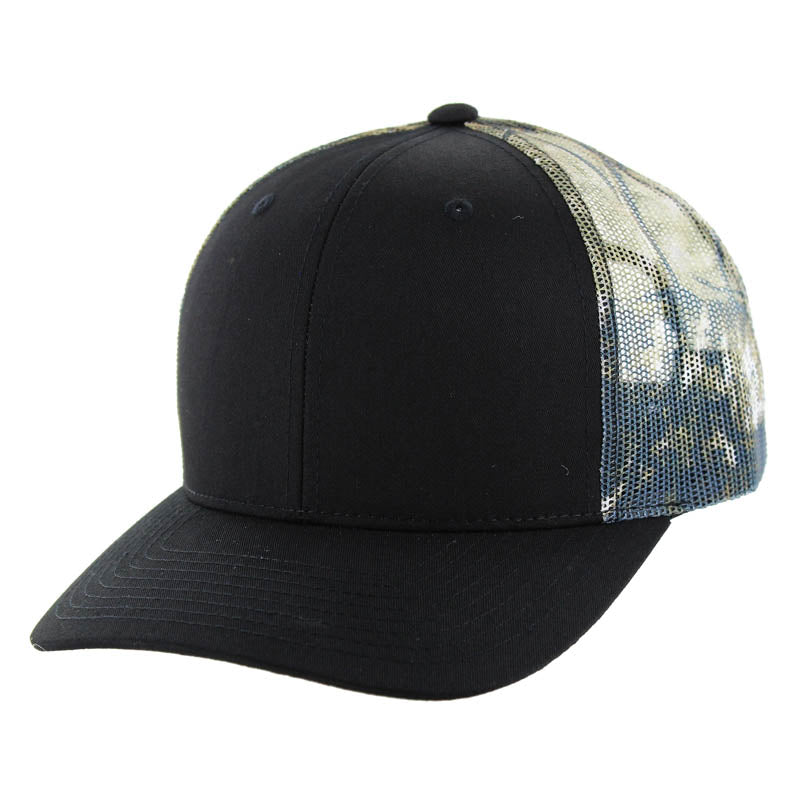 Kamel 815 Snapback Mesh Trucker Cap – Slight Curve Hat