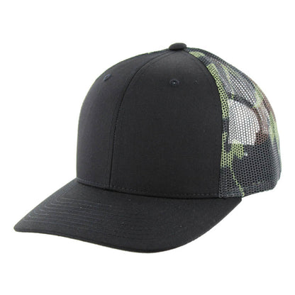 Kamel 815 Snapback Mesh Trucker Cap – Slight Curve Hat