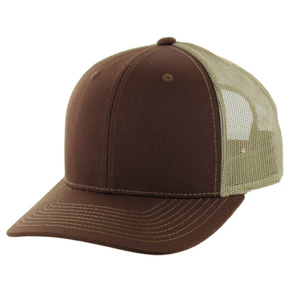 Kamel 815 Snapback Mesh Trucker Cap – Slight Curve Hat