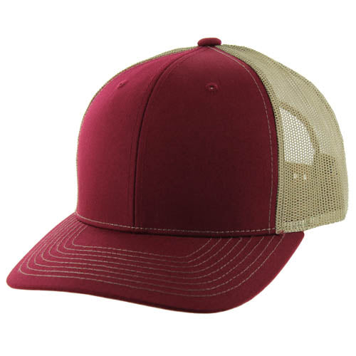 Kamel 815 Snapback Mesh Trucker Cap – Slight Curve Hat